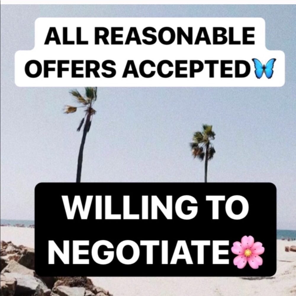 Reasonable offers are welcome～
